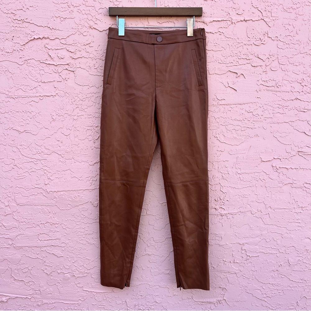 Zara Faux Leather Trousers Pants Women’s Size Medium